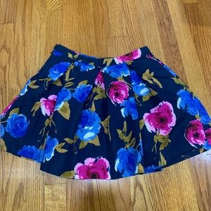 Floral Short Skirt